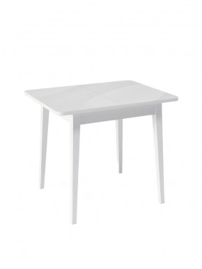 Стол Kenner M 900 белый/стекло белое глянец в Тюмени - mebel-tymen.ru | фото