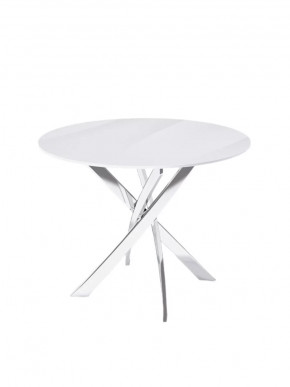 Стол Kenner R1000 белый/стекло белое глянец в Тюмени - mebel-tymen.ru | фото