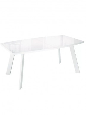 Стол Kenner SL 1600 белый/стекло белое глянец в Тюмени - mebel-tymen.ru | фото