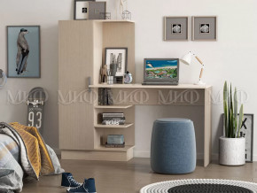 Стол компьютерный №1 Дуб беленый в Тюмени - mebel-tymen.ru | фото