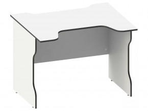 Стол компьютерный 100x75x82 ВАРДИГ K2 белый/черный в Тюмени - mebel-tymen.ru | фото