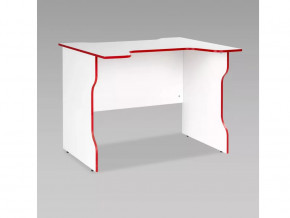 Стол компьютерный 100x75x82 ВАРДИГ K2 белый/красный в Тюмени - mebel-tymen.ru | фото
