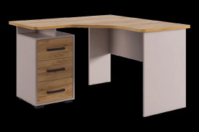 Стол компьютерный 1200 угловой Лайт-2 кашемир/дуб крафт золотой в Тюмени - mebel-tymen.ru | фото