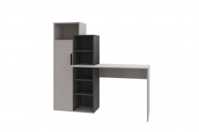 Стол компьютерный Комбо, кашемир-черный ясень/кашемир в Тюмени - mebel-tymen.ru | фото