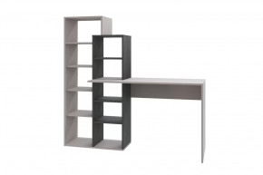 Стол компьютерный Квадро, кашемир/черный ясень в Тюмени - mebel-tymen.ru | фото