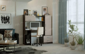 Стол компьютерный "ПКС-7" венге/дуб белфорт в Тюмени - mebel-tymen.ru | фото