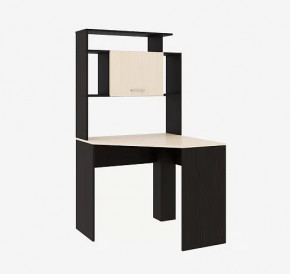 Стол компьютерный угловой "ПКС- 8" УНИ (ш890*г600*в1852мм), ЛДСП венге/дуб белфорд (1уп) (Памир) в Тюмени - mebel-tymen.ru | фото