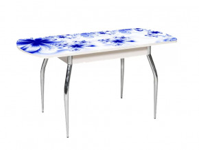 Стол обеденный Грация-2 1550 раздвижной фотопечать #1045 в Тюмени - mebel-tymen.ru | фото