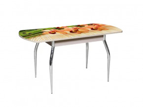 Стол обеденный Грация-2 1550 раздвижной фотопечать #277122749 в Тюмени - mebel-tymen.ru | фото