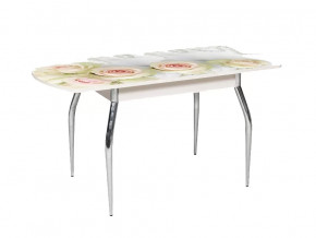 Стол обеденный Грация-2 1550 раздвижной фотопечать #95721085 в Тюмени - mebel-tymen.ru | фото