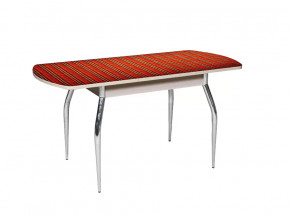 Стол обеденный Грация-2 1550 раздвижной фотопечать клетка 2 в Тюмени - mebel-tymen.ru | фото