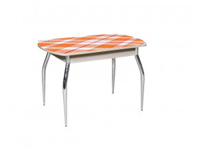 Стол обеденный Грация раздвижной фотопечать Клетка 1 в Тюмени - mebel-tymen.ru | фото