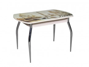 Стол обеденный Грация раздвижной фотопечать Париж в Тюмени - mebel-tymen.ru | фото