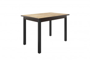 Стол обеденный Квант, 1100*750 мм, дуб бунратти/венге/черный в Тюмени - mebel-tymen.ru | фото