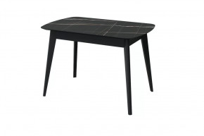 Стол обеденный Прайм, черный тунис/черный в Тюмени - mebel-tymen.ru | фото