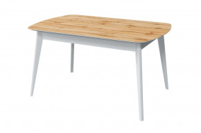 Стол обеденный Прайм, дуб вотан/белый в Тюмени - mebel-tymen.ru | фото