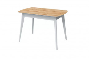 Стол обеденный Прайм, дуб вотан/белый в Тюмени - mebel-tymen.ru | фото