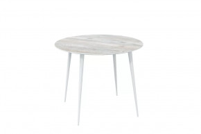 Стол обеденный Прайм Лайт круглый, Сосна онтарио/белый в Тюмени - mebel-tymen.ru | фото