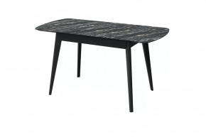 Стол обеденный Прайм раздвижной, луанда/черный в Тюмени - mebel-tymen.ru | фото