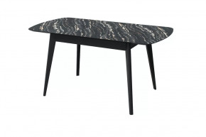 Стол обеденный Прайм раздвижной, луанда/черный в Тюмени - mebel-tymen.ru | фото