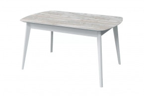 Стол обеденный Прайм раздвижной, сосна онтарио/белый в Тюмени - mebel-tymen.ru | фото