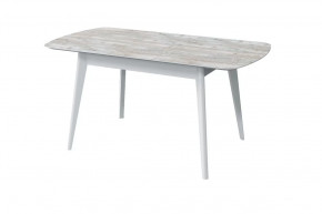 Стол обеденный Прайм раздвижной, сосна онтарио/белый в Тюмени - mebel-tymen.ru | фото