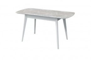 Стол обеденный Прайм раздвижной, сосна онтарио/белый в Тюмени - mebel-tymen.ru | фото