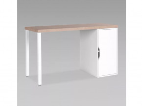 Стол письменный 140x75x55 ИНГАР 2/ДВ/T дуб беленый/белый в Тюмени - mebel-tymen.ru | фото