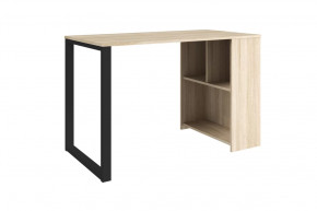 Стол письменный Бетти, дуб сонома светлый/черный в Тюмени - mebel-tymen.ru | фото