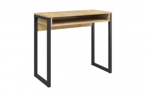 Стол письменный Леонардо, дуб бунратти/черный в Тюмени - mebel-tymen.ru | фото