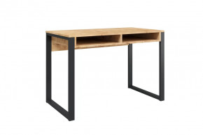 Стол письменный Лунар, дуб бунратти/черный в Тюмени - mebel-tymen.ru | фото