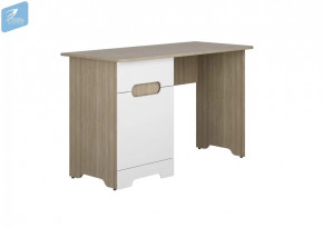 Стол письменный "Палермо-3" (юниор) Ясень шимо светлый/Белый глянец в Тюмени - mebel-tymen.ru | фото