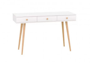 Стол письменный с 3ящ (арт.6-01107) (ш1200*г450*в760мм), ЛДСП Белый в Тюмени - mebel-tymen.ru | фото