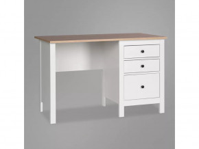 Стол письменный Сага 120х56 белый/ясень в Тюмени - mebel-tymen.ru | фото