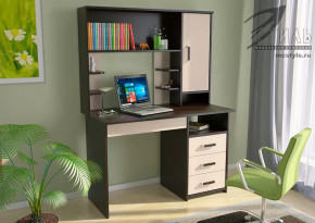 Стол письменный СП-3 из модульной системы "Лик-5" Венге/Дуб молочный в Тюмени - mebel-tymen.ru | фото