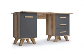 Стол письменный "Вега Скандинавия" Дуб каньон/Силк флай в Тюмени - mebel-tymen.ru | фото