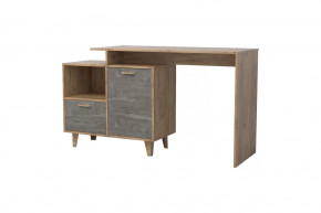 Стол письменный Эго Ст-2, дуб крафт золотой/камень темный, на ножках Диал в Тюмени - mebel-tymen.ru | фото