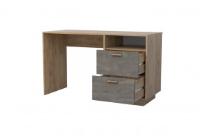 Стол письменный Эго Ст-3, дуб крафт золотой/камень темный, цоколь Диал в Тюмени - mebel-tymen.ru | фото