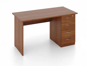 Стол рабочий с тумбой с замком СТ.14.7(ЗМ) Вишня в Тюмени - mebel-tymen.ru | фото