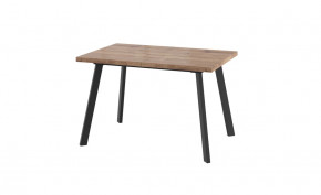 Стол раздвижной Borg-120, дуб велингтон/черный в Тюмени - mebel-tymen.ru | фото