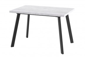 Стол раздвижной Borg-140, серый сланец/черный в Тюмени - mebel-tymen.ru | фото