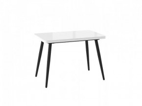 Стол раздвижной Borg radial-110, белый/черный в Тюмени - mebel-tymen.ru | фото