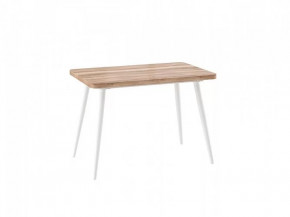 Стол раздвижной Borg radial-110, дуб каньон/,белый в Тюмени - mebel-tymen.ru | фото