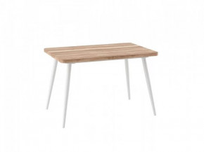 Стол раздвижной Borg radial-120, дуб каньон/белый в Тюмени - mebel-tymen.ru | фото