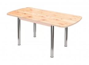 Стол раздвижной Бостон 3, ф/п  Доски светлые, дуб атланта/опоры брифинг в Тюмени - mebel-tymen.ru | фото