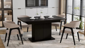 Стол раздвижной «Детройт» Тип 1 Черный в Тюмени - mebel-tymen.ru | фото