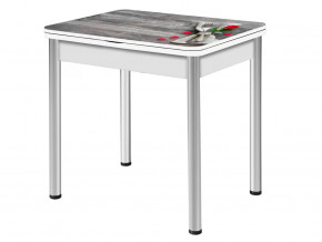 Стол раздвижной Ника опоры круглые хром #357734375 в Тюмени - mebel-tymen.ru | фото