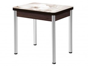 Стол раздвижной Ника опоры круглые хром венге #236743954 в Тюмени - mebel-tymen.ru | фото