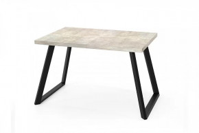 Стол раздвижной ПРАЙМ КРАФТ В2 (1200/1580*850*750мм), ЛДСП EGGER Цемент светлый, металл черный в Тюмени - mebel-tymen.ru | фото