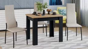 Стол раздвижной «Промо» тип 3 Черный, Дуб Крафт золотой в Тюмени - mebel-tymen.ru | фото